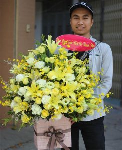 Dịch vụ điện hoa Trà Ôn huyện Trà Ôn shop hoa tươi đẹp.